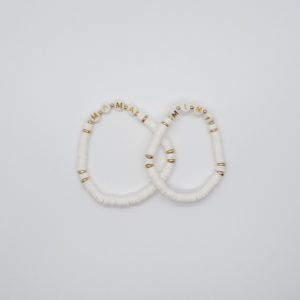 neutral mama and mini bracelet set